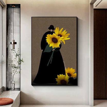 Artistic Floral Wall Art Homeandso