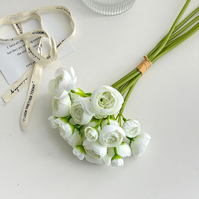 Lifelike Artificial Rose Bouquet