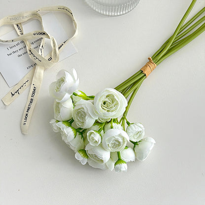 Lifelike Artificial Rose Bouquet