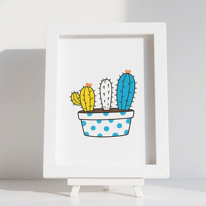 Decorative Cactus Art Print Frame