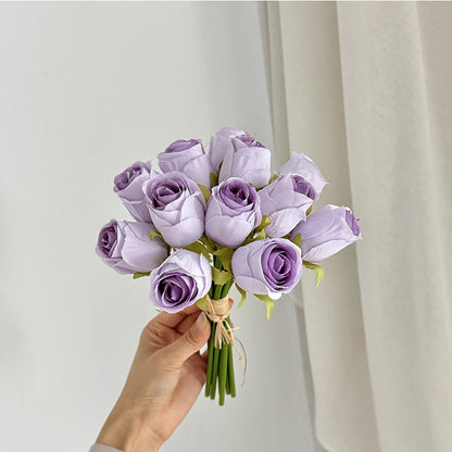 Elegant Artificial Rose Bouquet for Home Decor