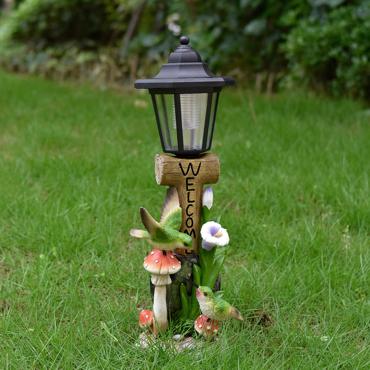 Decorative Frog Lantern Statue Homeandso