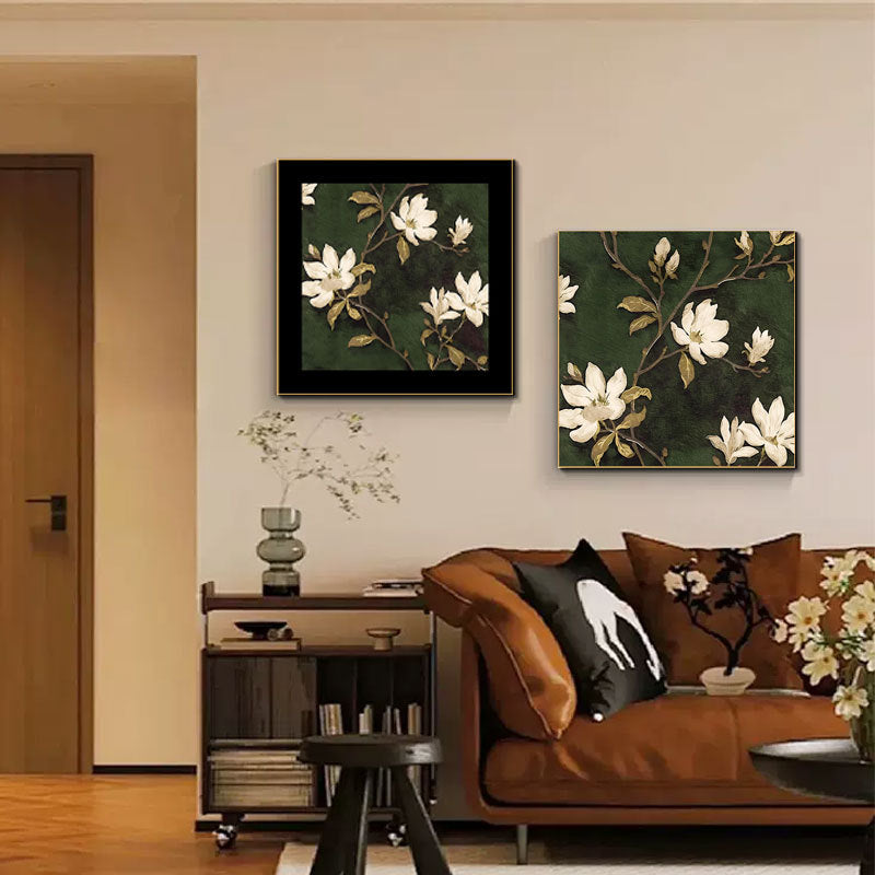 Framed Floral Botanical Print Artwork Homeandso