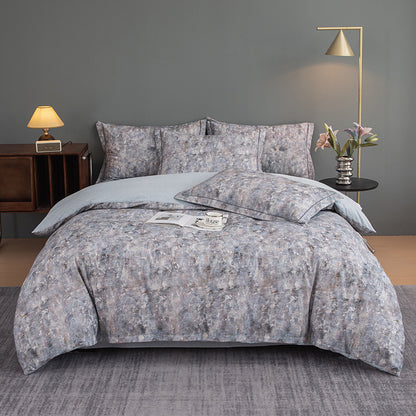 Nature-Inspired Botanical Print Duvet Cover Set