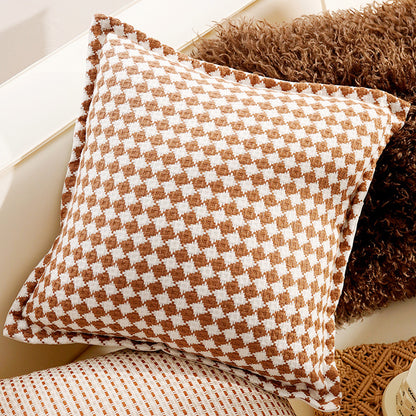 Luxurious Faux Fur Square Decorative Pillow