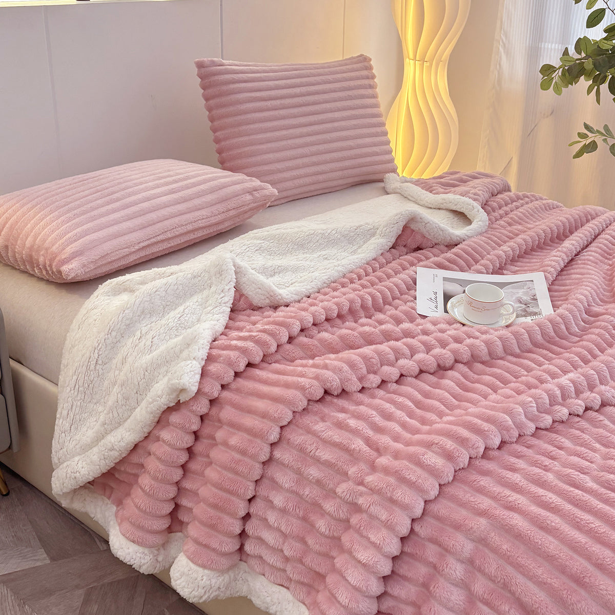 Luxurious Textured Throw Blanket