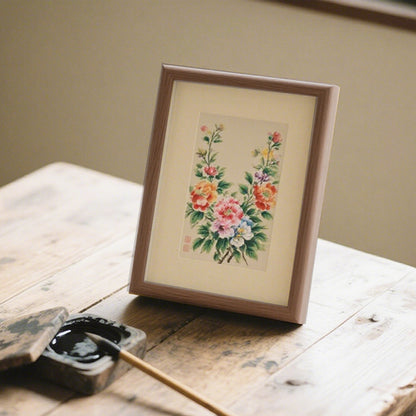 Decorative Floral Artwork Frame
