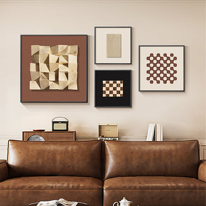 Abstract Art Gallery Framed Print Set Homeandso