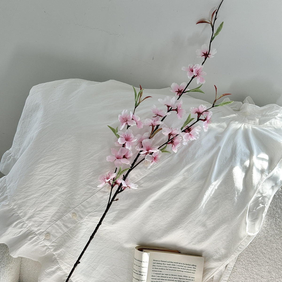 Decorative Cherry Blossom Stem for Floral Arrangements