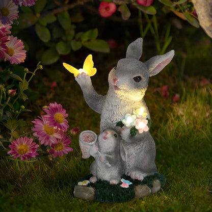 Whimsical Rabbit Figurine Homeandso