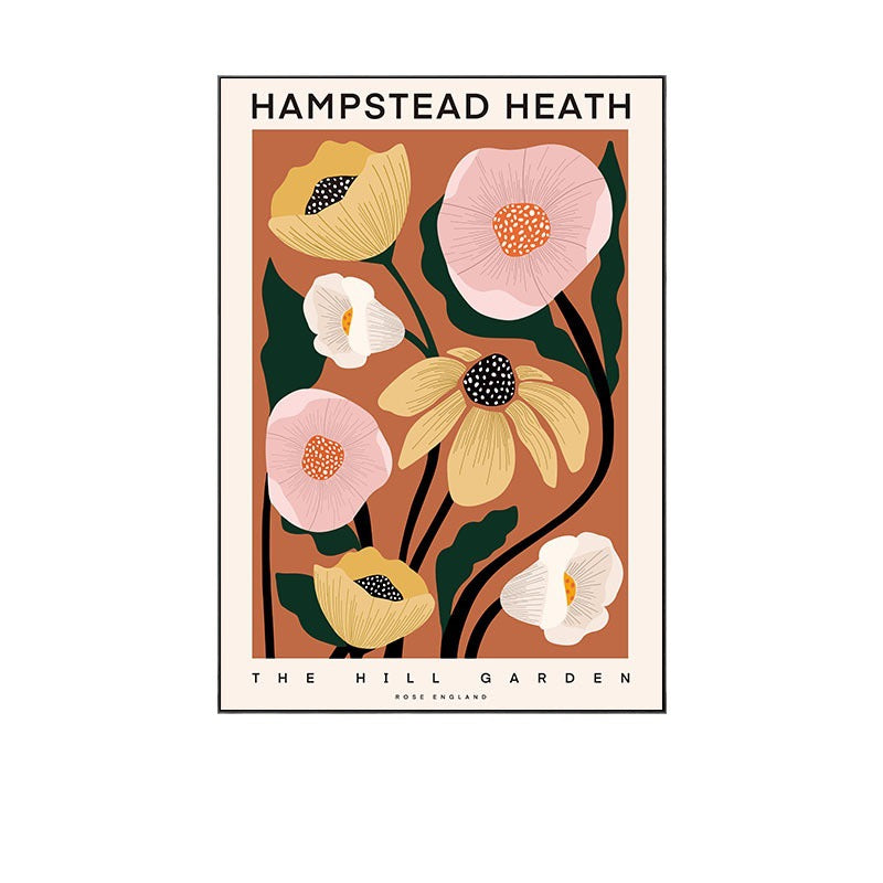 Floral Botanical Art Print Homeandso