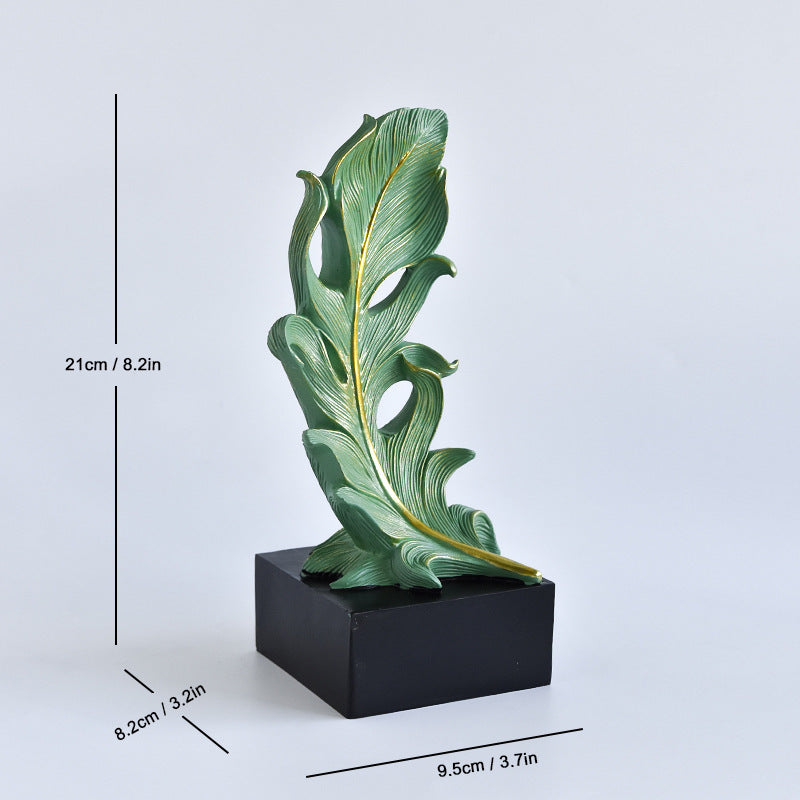 Decorative Leaf Sculpture Homeandso