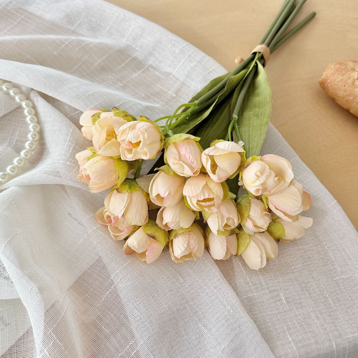 Realistic Artificial Tulip Bouquet