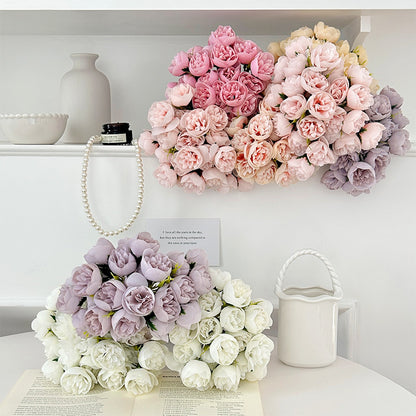 Lifelike Peony Bouquet
