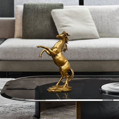 Decorative Rearing Horse Statue Homeandso