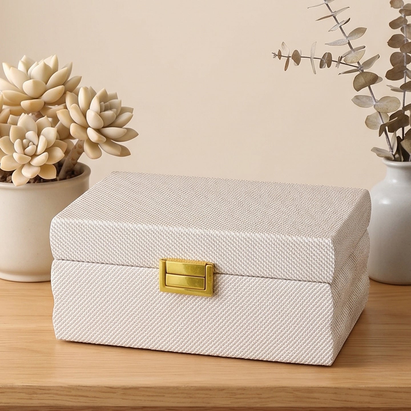 Elegant Fabric Storage Box Homeandso