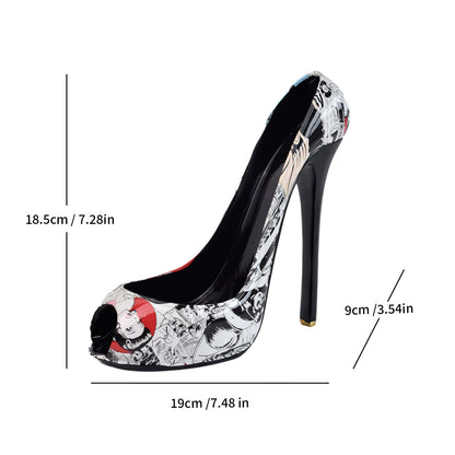 Leopard Print Peep-Toe High Heels Homeandso