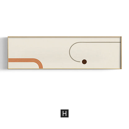 Abstract Brushstroke Framed Art Homeandso