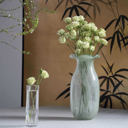 Elegant Handcrafted Glass Vase Homeandso