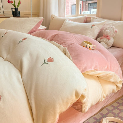 Luxurious Plush Duvet Set Homeandso