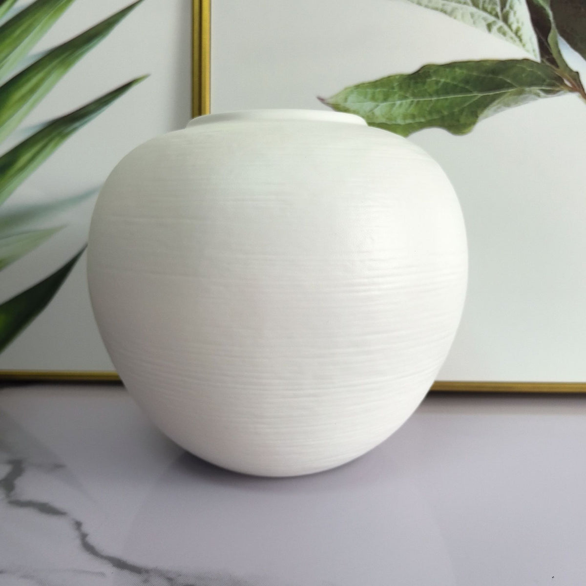 Elegant Textured Ceramic Vase