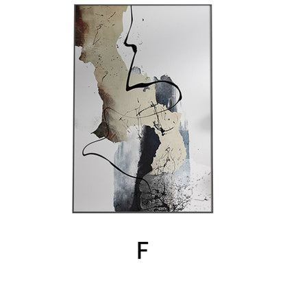Abstract Expressionist Canvas Wall Art Homeandso