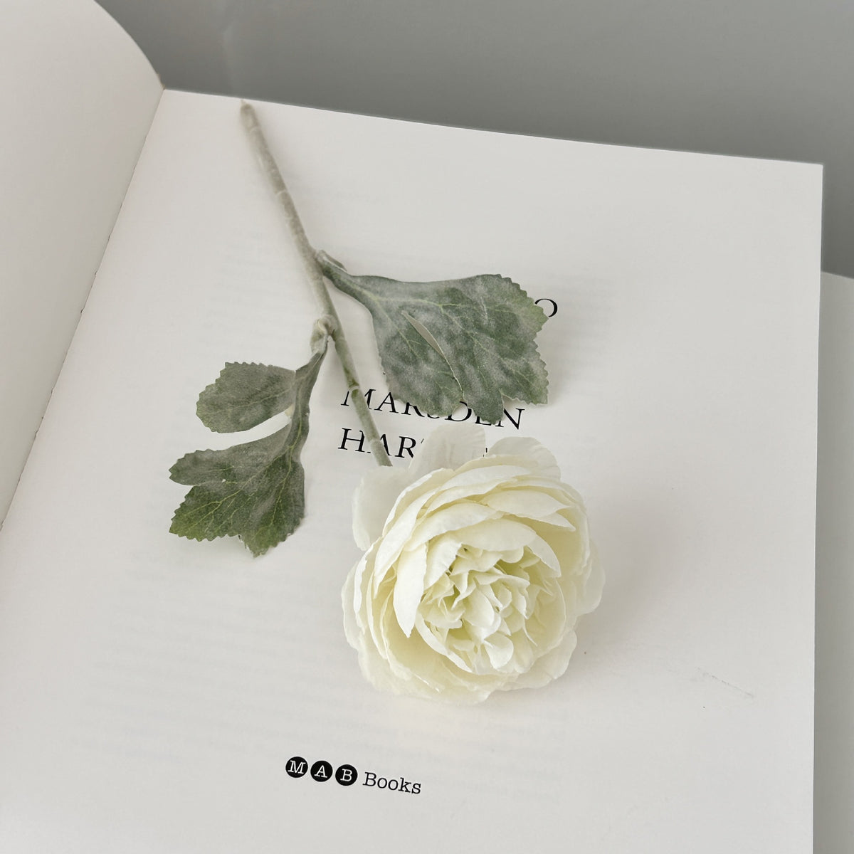 Realistic Fabric Rose Stem