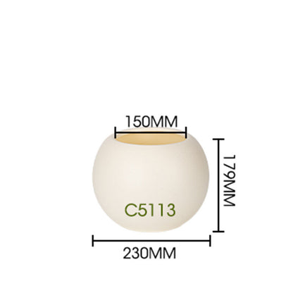 Textured Round Modern Planter Homeandso
