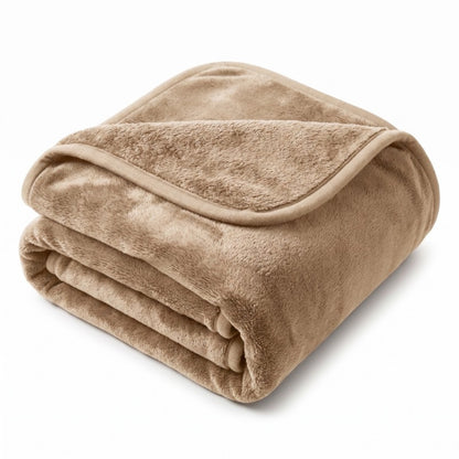 Pluche Reversible Throw Dekentje
