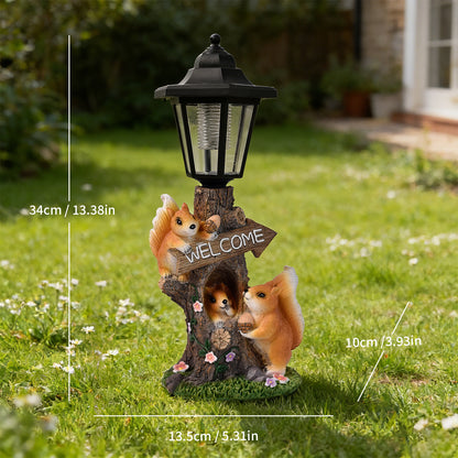 Decorative Squirrel Lantern Homeandso
