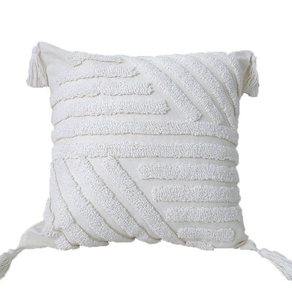 Textured Fabric Throw Pillow