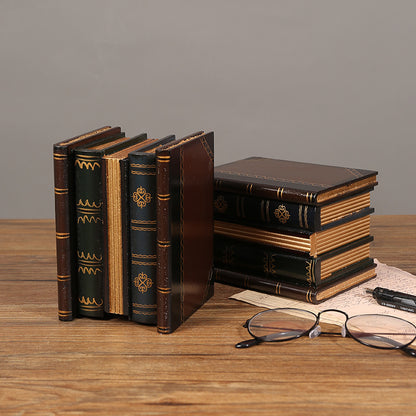 Decorative Antique-Inspired Book Set Homeandso