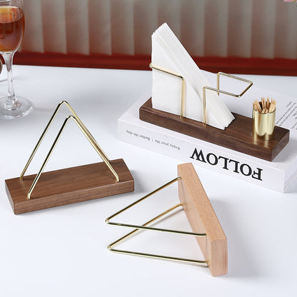 Modern Minimalist Wooden Paper Holder Homeandso