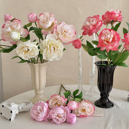 Realistic Artificial Peony Flower Stem