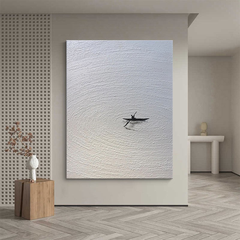 Serene Kayaking Scene Canvas Wall Art Homeandso