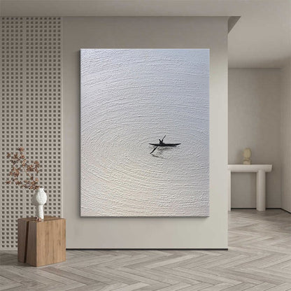 Serene Kayaking Scene Canvas Wall Art Homeandso