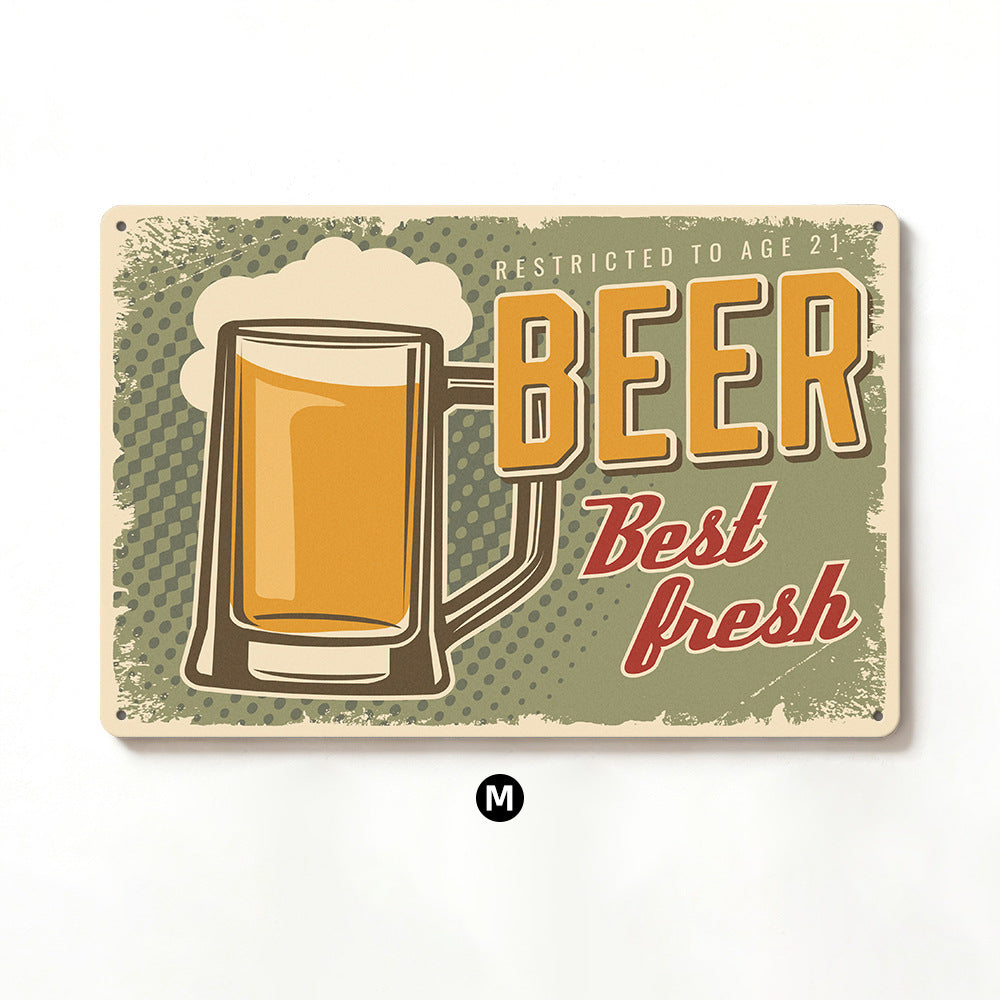 Vintage-Style Metal Wall Art Homeandso
