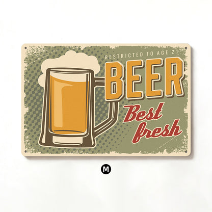 Vintage-Style Metal Wall Art Homeandso
