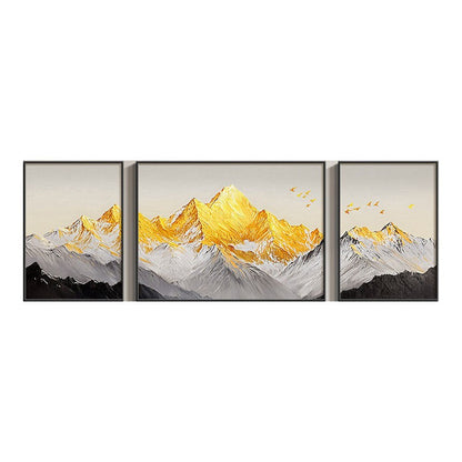 Three-Piece Mountain Landscape Canvas Art Set Homeandso