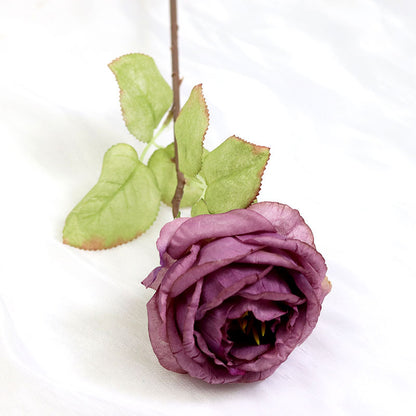 Elegant Decorative Silk Rose Stem