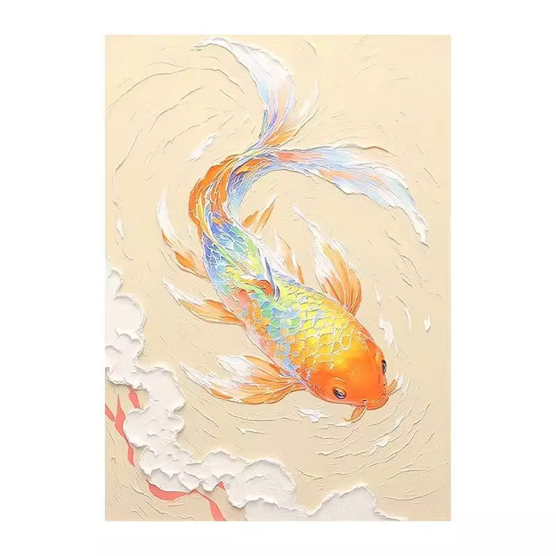 Artistic Koi Fish Canvas Wall Art Homeandso