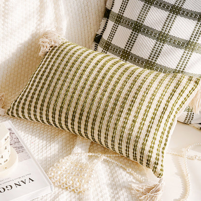 Decorative Tropical Leaf Print Pillow