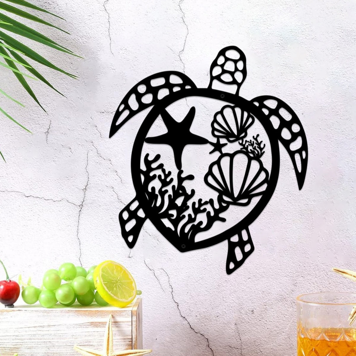 Detailed Sea Life Wall Decoration Homeandso