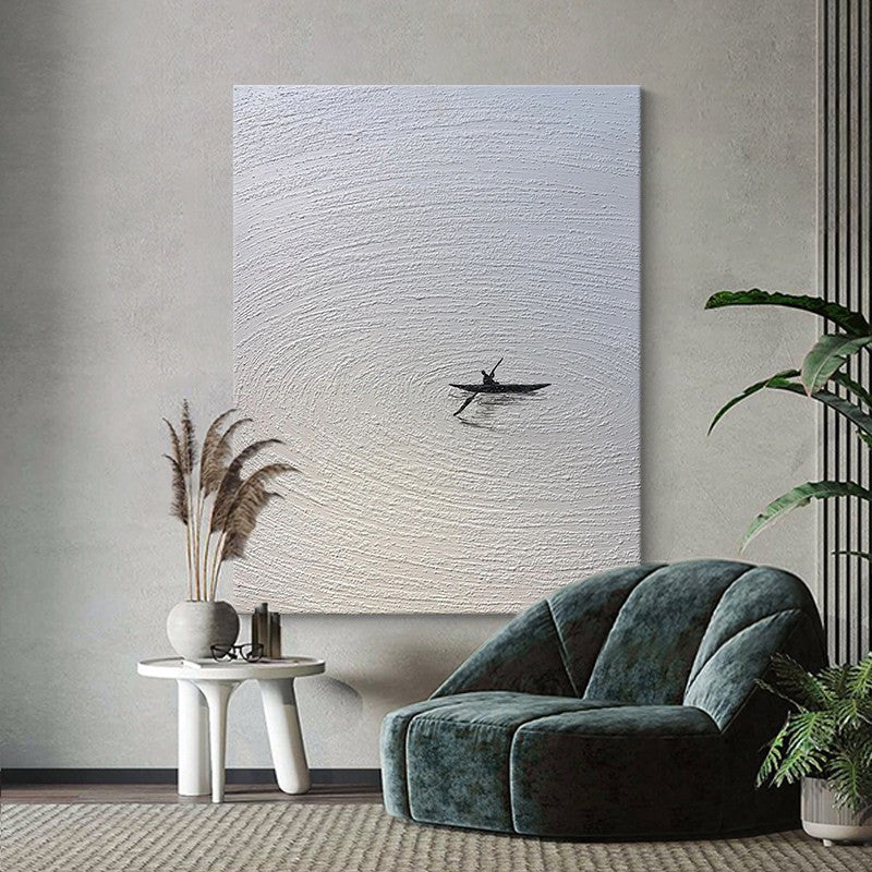 Serene Kayaking Scene Canvas Wall Art Homeandso