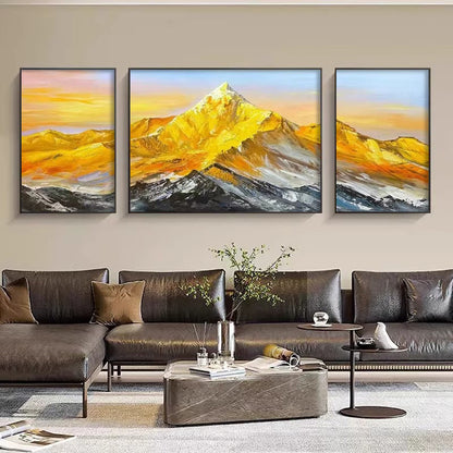 Mountain Landscape Framed Canvas Artwork Homeandso