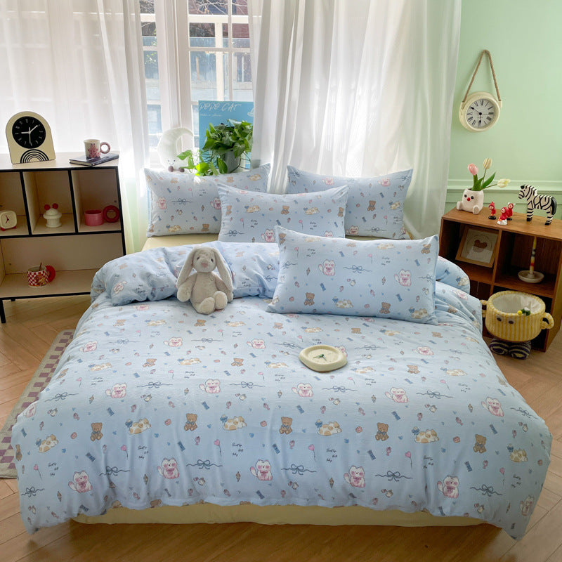 Playful Animal Print Comforter Set Homeandso