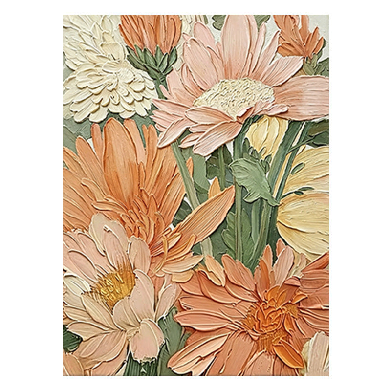 Textured Floral Canvas Art Homeandso