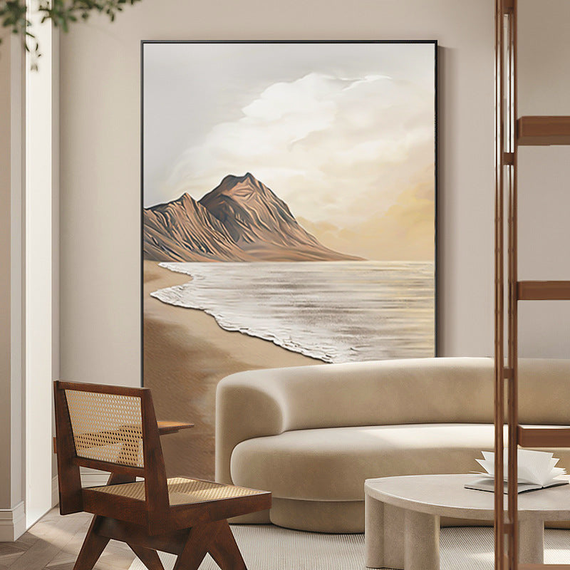 Coastal Beach Landscape Framed Wall Art Homeandso