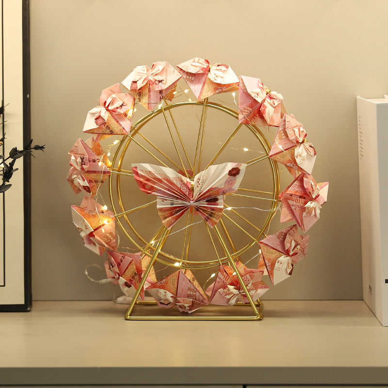Decorative Metal Ferris Wheel Sculpture Homeandso