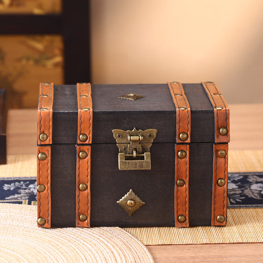 Vintage-Inspired Decorative Treasure Chest Homeandso 1788262920
